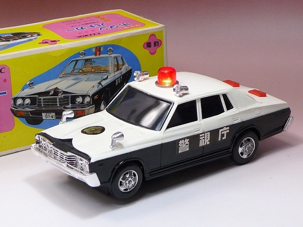 【愛品館 市原店】ダイヤのセドリックボタンパトカー ○602046○寺井商店・ダイヤのセドリック/ボタンパトカー・電動(自動車