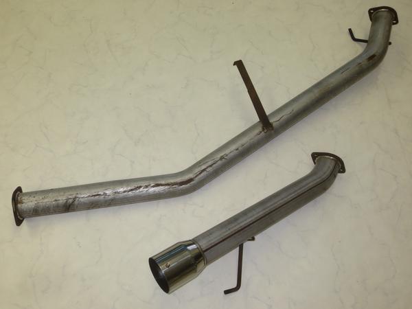 日産S13シルビア・180SX用BE FREEセミステンストレートマフラー(社外品