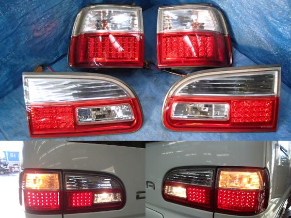 デリカスペースギアの社外テールランプ一式の出品です。