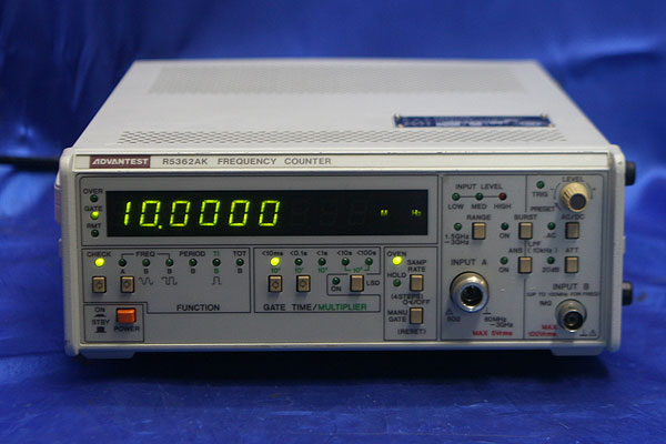 ADVANTEST マイクロ波周波数カウンタ R5362 AK S0122B(アマチュア無線