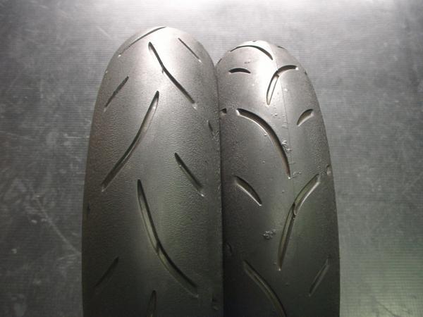 BS◎レーシングバトラックス. セット. F100. R120/500-12. XX796