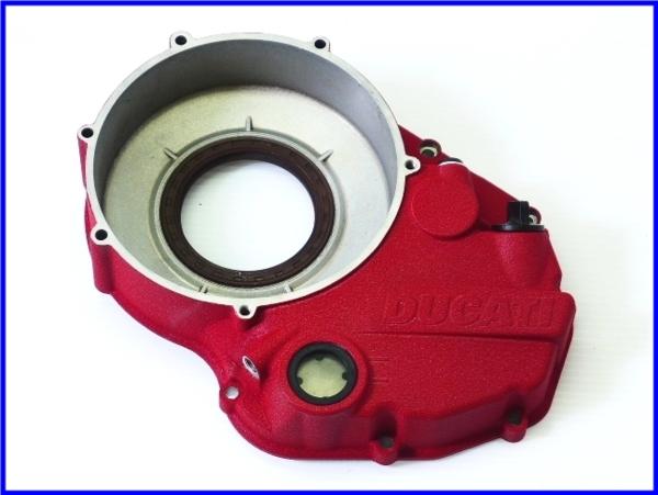 《A》WB&結晶塗装♪748R 乾式クラッチ赤ケースカバー♪未使用♪