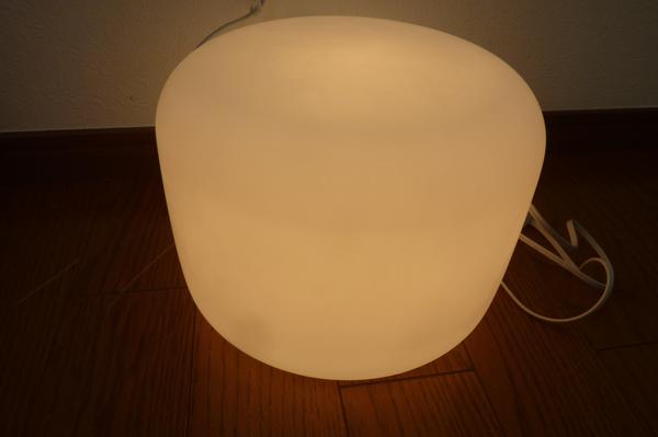 ○ほぼ未使用 無印良品 ガラス製床置きライト 大 as465(照明)｜売買 