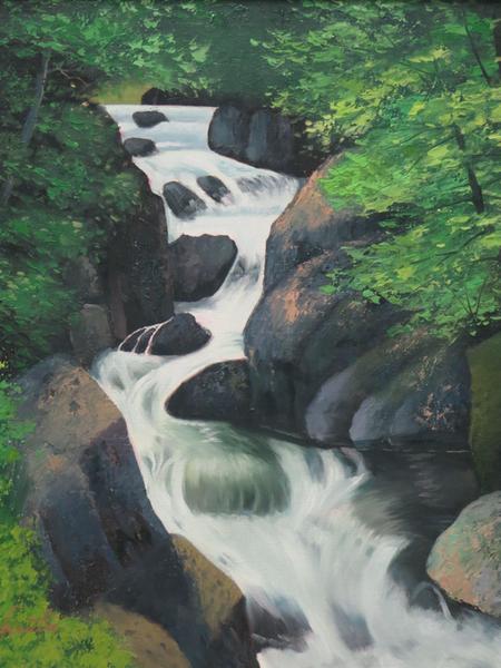 絵画館 風景画の名人 平田武夫 緑陰清流 癒し系 2 3万 自然 風景画 売買されたオークション情報 Yahooの商品情報をアーカイブ公開 オークファン Aucfan Com