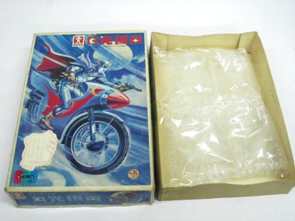 旧バンダイ 月光仮面 ムーンライト号 プラモデル空き箱◇2(ビンテージ