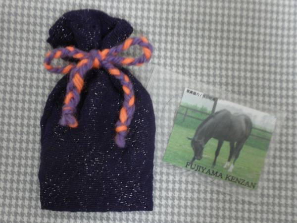 [チャリティ]名馬うまもり/フジヤマケンザンの鬣入りお守り_3