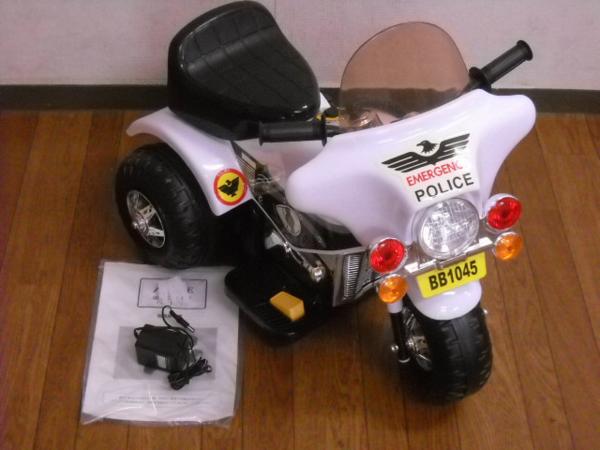 楽しい 電動乗用玩具 白バイの電動おもちゃ 乗用玩具 売買されたオークション情報 Yahooの商品情報をアーカイブ公開 オークファン Aucfan Com