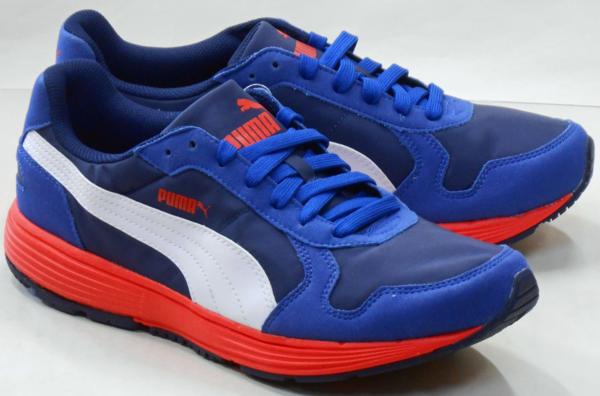 プーマ PUMA フューチャーST ランナーナイロン 紺/白 26.5㎝