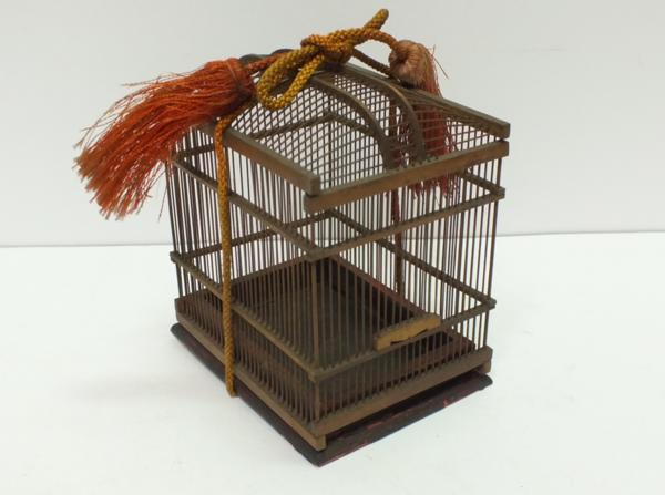 虫篭　鈴虫入　時代竹細工　1129L11r※