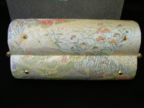 □新品！ L寸 礼装・訪問着に 「沙織」 高級草履・バッグZs43□