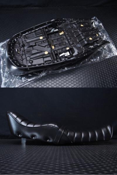 CB1100/SC65チョビ三段シート黒3段・金HONDA文字入り・未使用(純正品