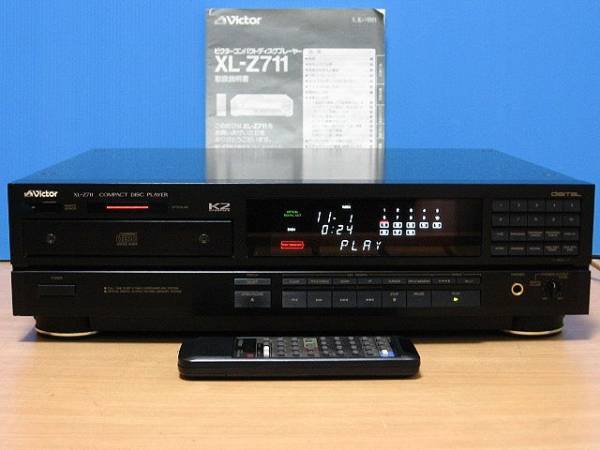 Victor 名機 メンテ済 動作良好 高音質 CDプレーヤー XL-Z711の入札