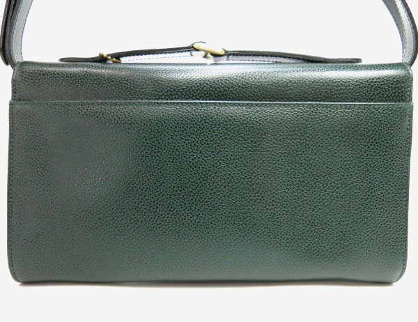 極美品☆COACH コーチ 2WAY ショルダーバッグ セカンドバッグ 緑 