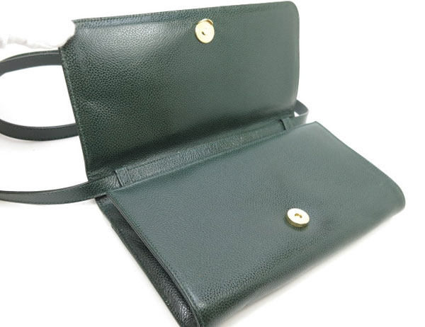 極美品☆COACH コーチ 2WAY ショルダーバッグ セカンドバッグ 緑 