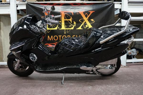 フォルツァ MF08 アメリカンタイプ ステンタンデムバー パッド付