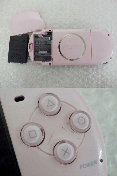 現状/初期動作確認済 PSP-3000 本体 ブロッサム ピンク[梱0.1]