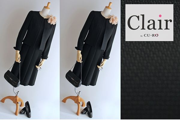 新品13号【ブラックformal専門店】クレールbyキュロ定価52920円