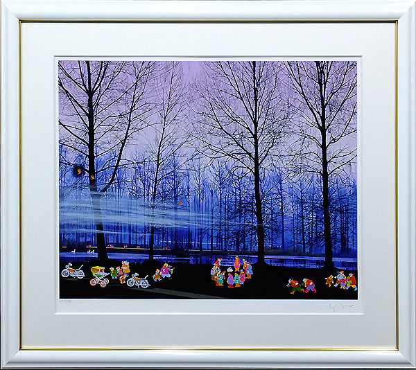 ヒロヤマガタ　  リトグラフ ヒロ・ヤマガタ 『スウェーデンの森の物語』リトグラフ