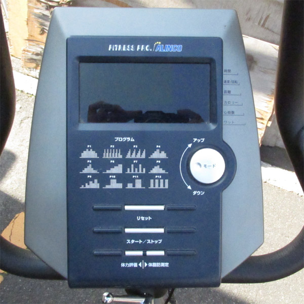 ALINCO/アルインコ◇FITNESS PRO エアロバイク AFB7010◇中古(バイク 