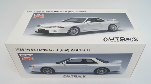 Aa 1/18 日産 スカイライン GTR R32 VスペックII ホワイト 【公式通販】