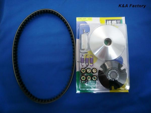 横綱プーリーベルトセット ジョグZR/Z2 エボ SA16J/CV50 5SW