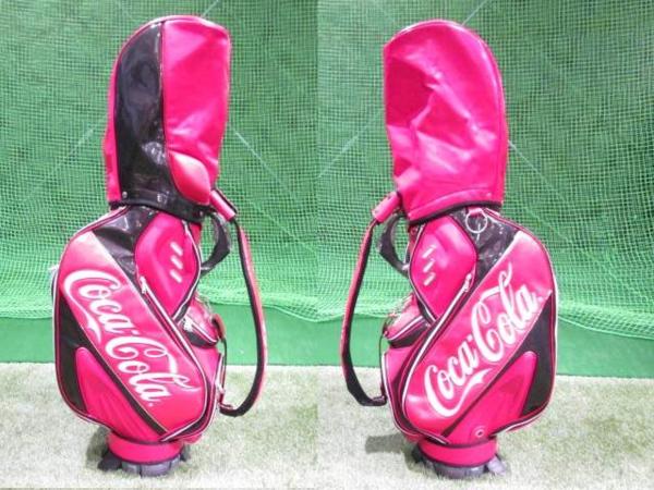 GK鈴鹿☆即決340 コカコーラキャディバック/赤/人気/特価