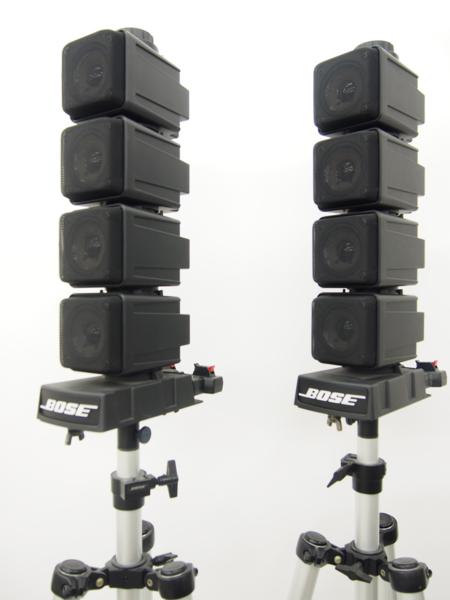 BOSE MODEL 403 キューブ スピーカーTSM-3 スタンド付▽344CF-7