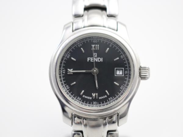 フェンディ 210L レディースクォーツ 黒文字盤【質屋出品】