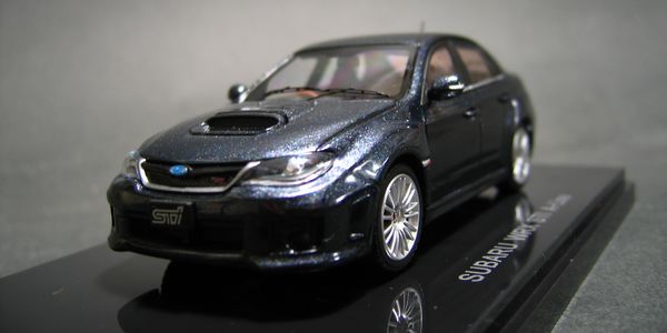 エブロ1/43スバル・インプレッサWRX STi A-LINE（グレー）44398