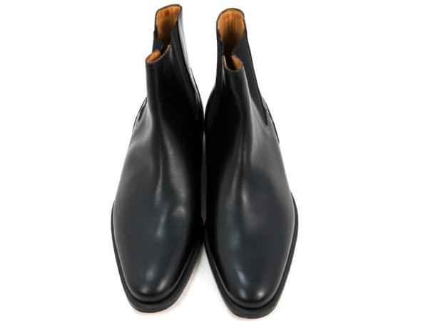 未使用 エルメス HERMES サイドゴアブーツ 42 1/2 黒 E7929