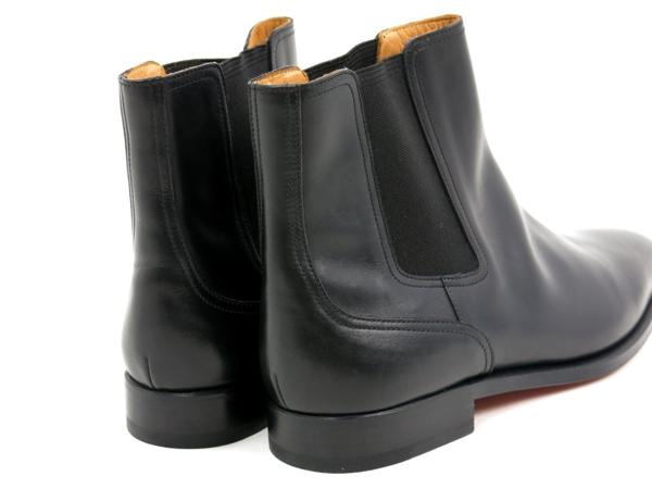 未使用 エルメス HERMES サイドゴアブーツ 42 1/2 黒 E7929