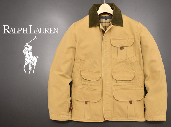ラルフローレン RALPH LAUREN 牛革使用 ハンティングジャケット