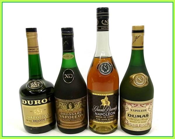ZA996☆古酒☆ブランデー4本セット☆ナポレン☆同梱不可