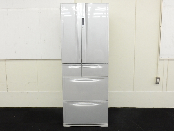 中古 東芝 GR-43YQ 430L 冷蔵庫 タッチドア 6ドア 楽S1350719(400 