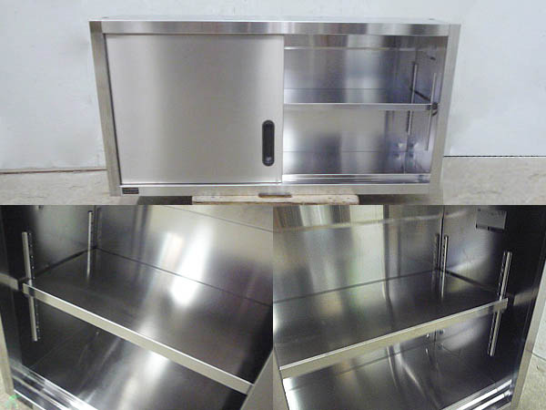 ホシザキ ステンレス 吊り戸棚/棚 120×35×60cm 厨房中古(D819)