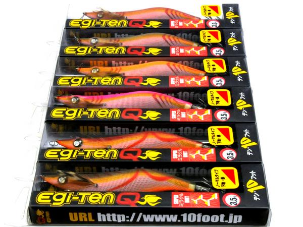 ★特価 3.5号 テンフット エギテンQ 6色6本set アジ＆杉模様_2