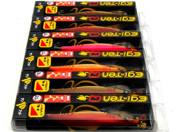 ★特価 3.5号 テンフット エギテンQ 6色6本set アジ＆杉模様_3