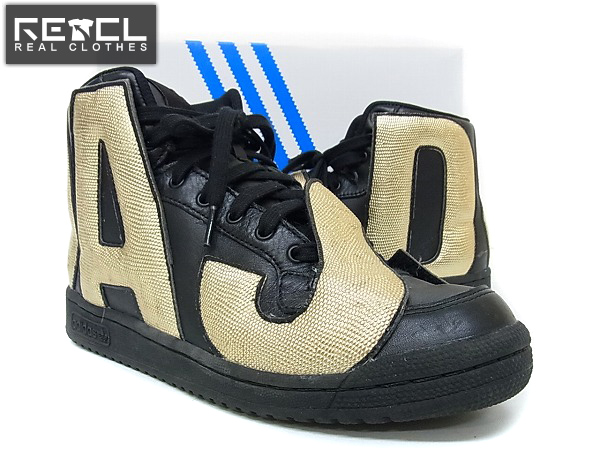 adidas×ジェレミースコット レターズゴールド M18990/28.5