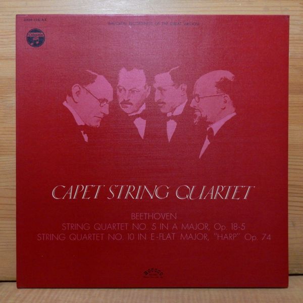 LP カペー四重奏団/ベートーヴェン：弦楽四重奏曲第5、10番