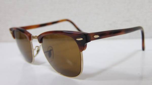 B&L レイバン W1117 クラブマスター ブラウンレンズ ボシュロム(クラブ 