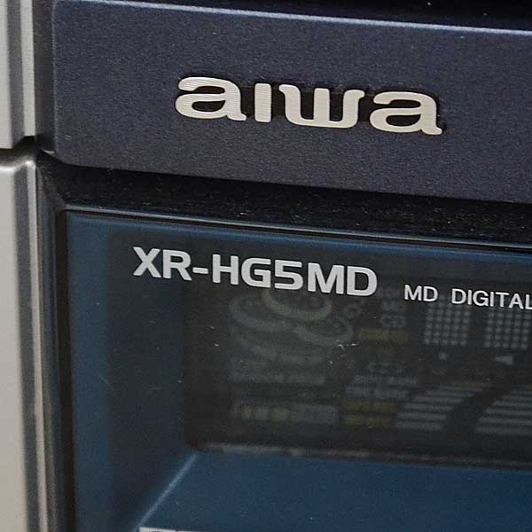 アイワ/AIWA/CD/MD/システムコンポ/XR-HG5MD/動作確認済み/(MDコンポ