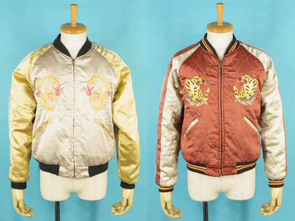 東洋 M18332 サテン スカジャン 立川基地×龍 富士 size M#5574(Mサイズ