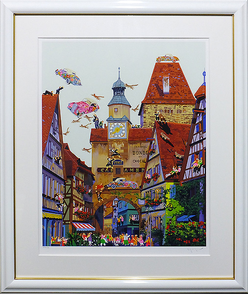 【GLC】ヒロヤマガタ 「ドイツカッセル」白の新品額 直筆サイン