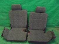 パジェロ V46WG サードシート/３列目シート　左右　グレー