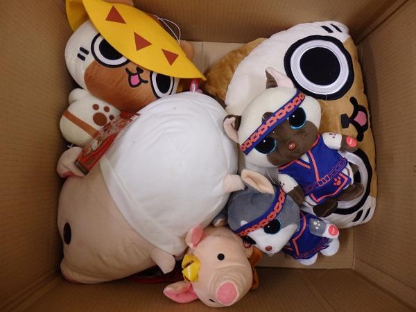 ○処分モンハン アイルー，プーギー，キティ等ぬいぐるみ他[梱1.0]