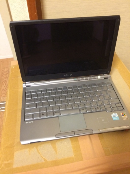 ジャンク　SONY VAIO VGN-TX90PS　MODEL PCG-4F1N