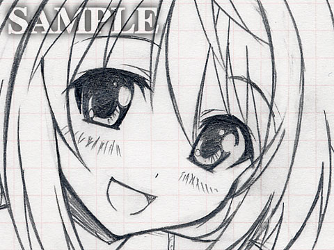 ラフ画 下書き 【 シャルロット・デュノア 】同人手描きイラスト