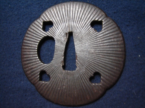 阿弥陀鑢鍔　　小柄　肥後鍔　彦三　拵え　笄　軍刀