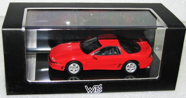 WIT'S 三菱 GTO Twinターボ1/43 WiT's】1/43 三菱 GTO ツインターボ (初代)1990年レッド 絶版 おもちゃ