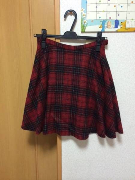 新品 iena slobe チェック スカート イエナスローブ